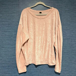 Light Pink‎ We The Free balloon sleeved long sleeve top Large
